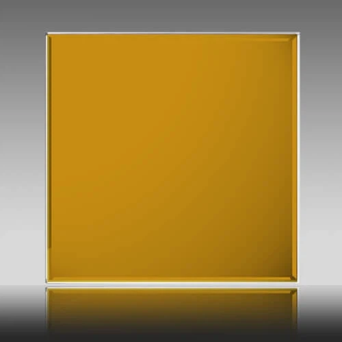 lacquered glass yellow lacquered glass yellow