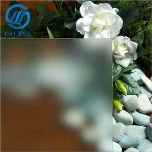 Decorative Acid Etched Tempered Glass Panels